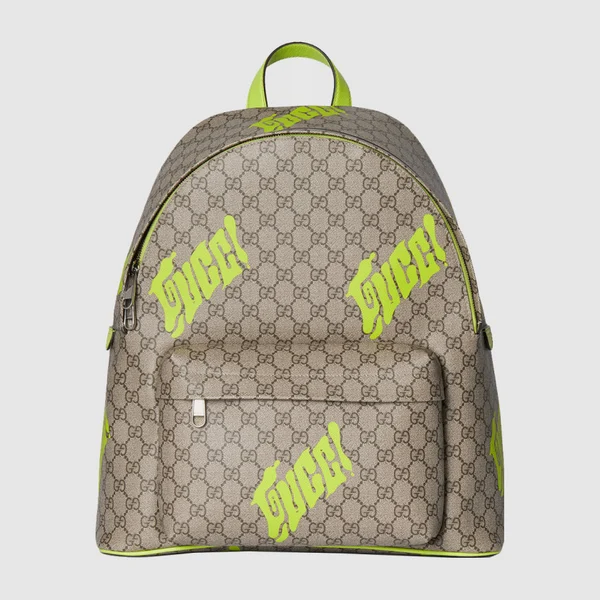 구찌 중간 크기의 프린트 백팩 834466